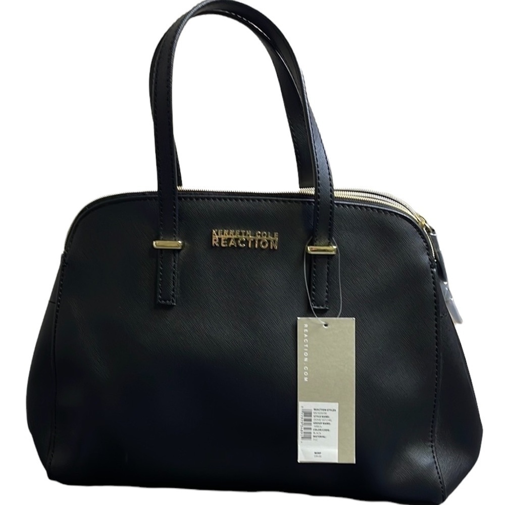 KENNETH Cole Reaction KN1659 Arbol Dome Satchel (BLACK)